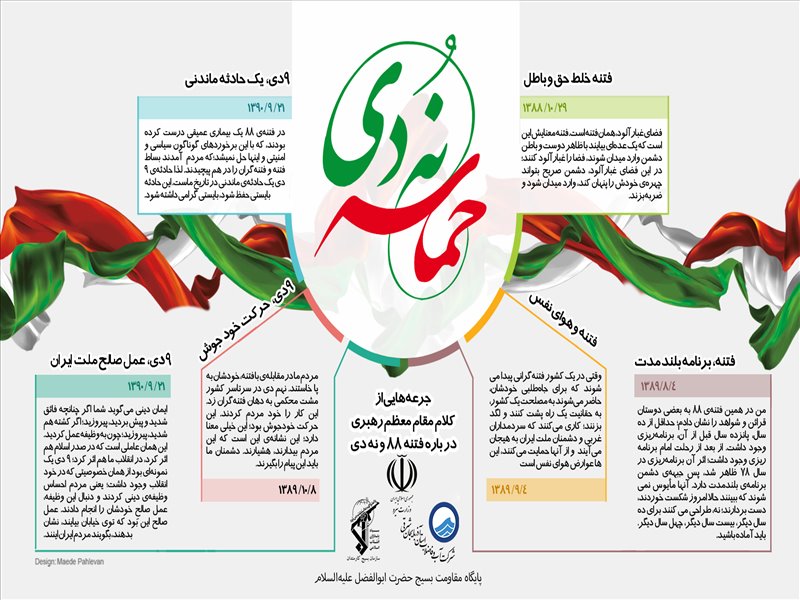 اینفوگرافی 9 دی 